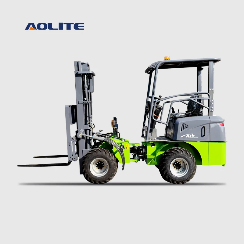 AOLITE ALT CE EFL12 вездеход мини-Электрический погрузчик с джойстиком 1 2-тонный сочлененный небольшой