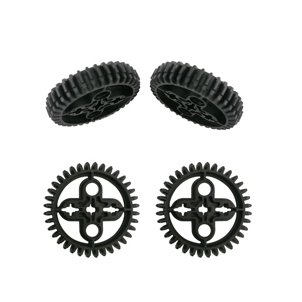 No.32498 Gear 36-зубчатый двойной конический Пластик DIY аксессуары игрушечные кирпичи объемная сборка MOC блоки