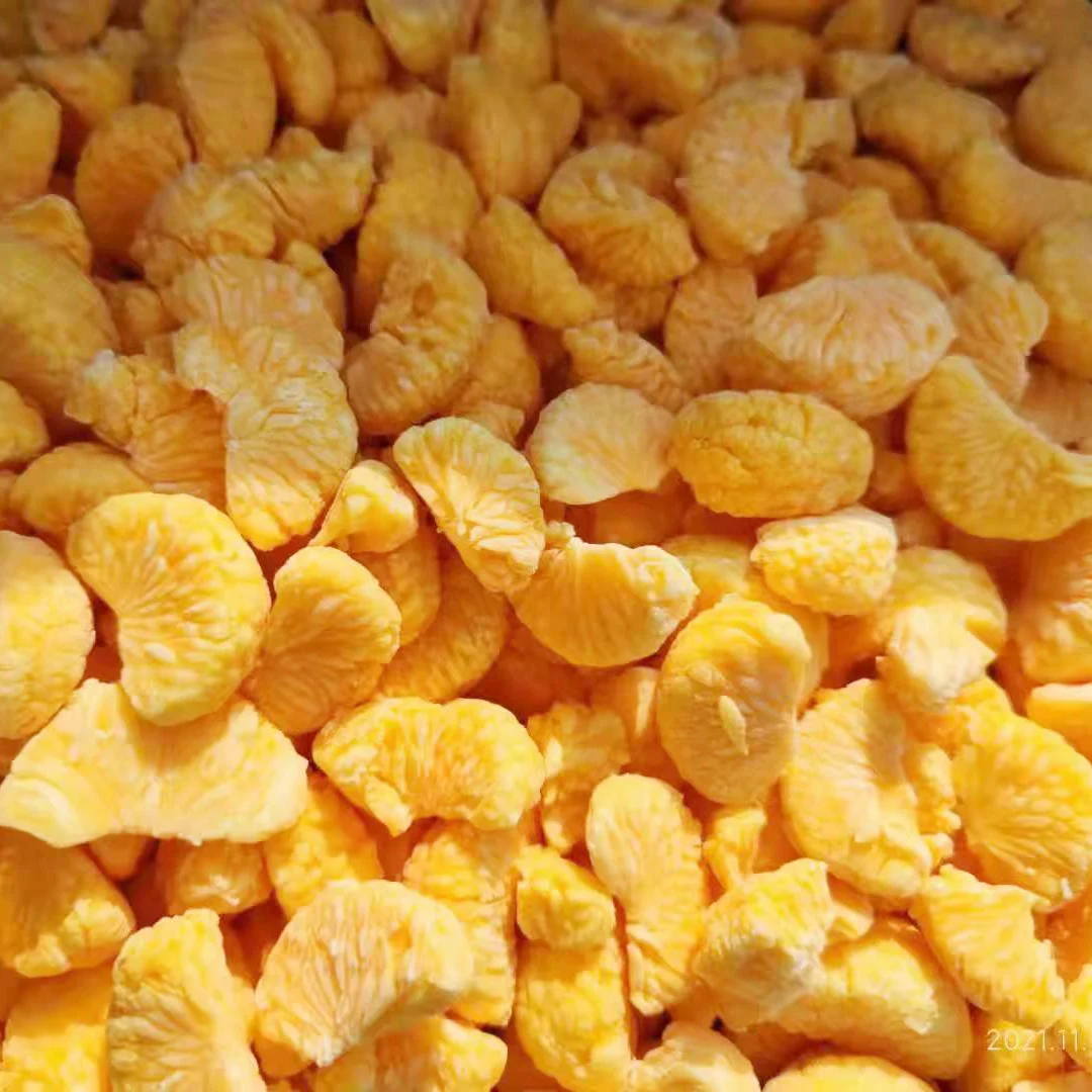 IQF wholesale China quality fresh peeled frozen orange frozen orange slices