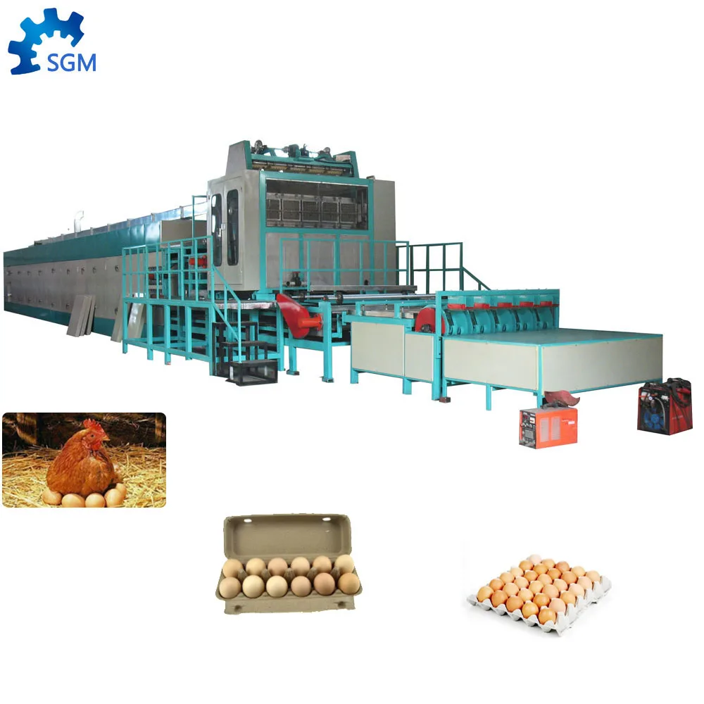 Production paper egg tray making machine price