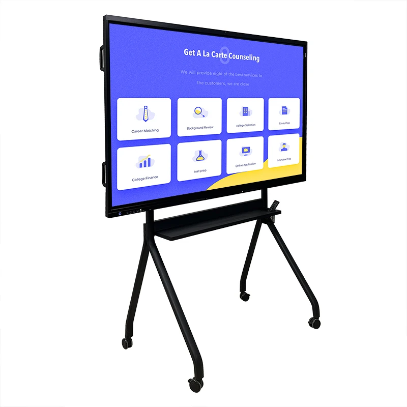 75 65 55 Inch Touch Screen Flat White Board Best Electronic Interactive Flat Panel Meeting Room Smart Screen
