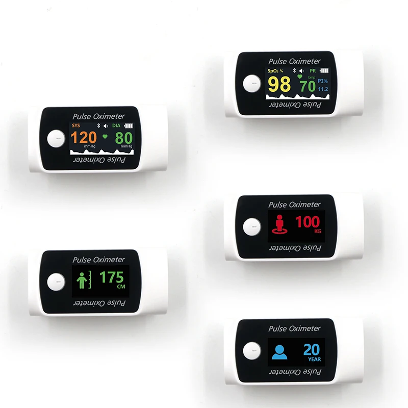 BERRY health model BM1300 oximeter with blood pressure function and big oled display oem new