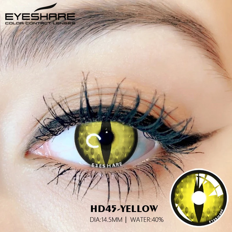 EYESHARE Halloween Makeup Color Contact Lenses for Eye Cosmetics Contacted Lens for Cosplay Beauty Colored Contact Lenses