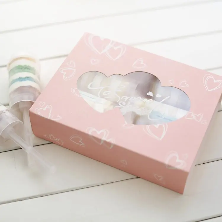 cardboard boxes for cupcakes kraft paper cupcake box transparent cupcake boxes with ribbon