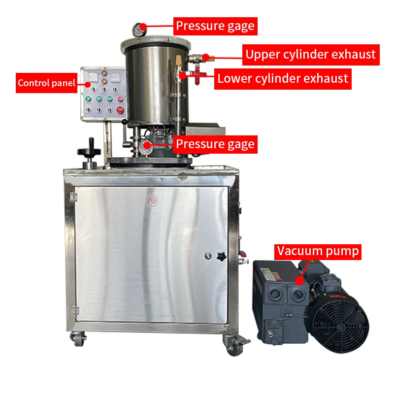 High Quality Industrial Stainless Steel Jewelry Casting Powder Vacuum Jewelry Investment Mixer