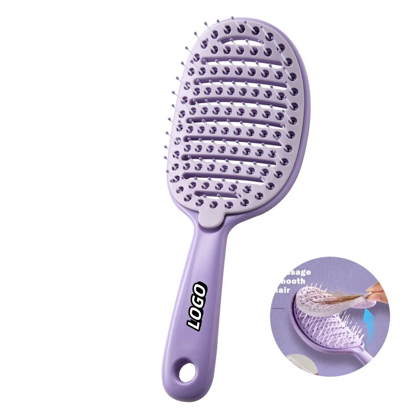 Wholesale Self-cleaning Cushion Blow Dry Wet Vented Hair Brush Manufacturing Pp Professional Brand Design Your Own Hair Brush