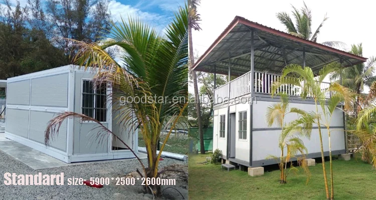 Promotion modular portable kit folding houses steel prefabricated cabins for sale