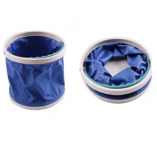 Foldable Water Bucket Car Wash Camping Fishing Cleaning Water Container Storage Bag Oxford Fabric Fold Bucket