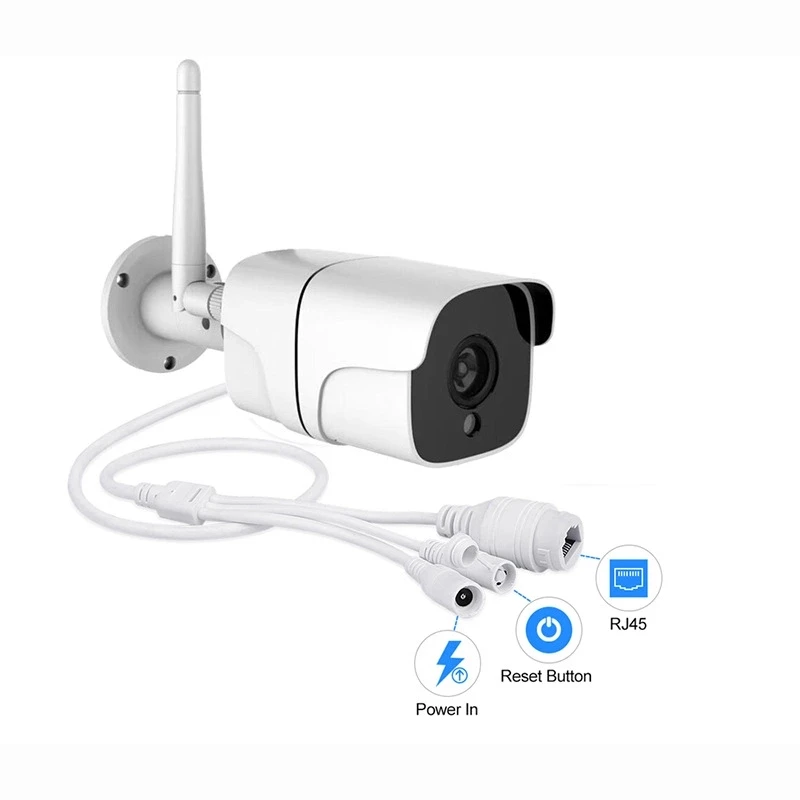 SHUWEI wireless camera with 1080P Tuya Alexa App supports and Intruder alarm