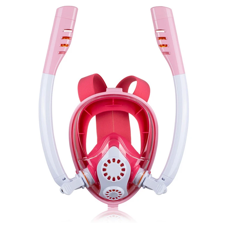 2020 new Professional Children Snorkel Diving Mask for kids Swimming Training Full Face Mask Scuba Equipment support Camera