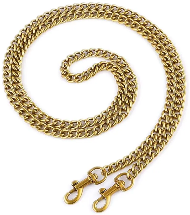Premium Golden Chain Strap With Buckles For Women Purse Bag Strap Replacement Crossbody/Shoulder Bag Chain Strap