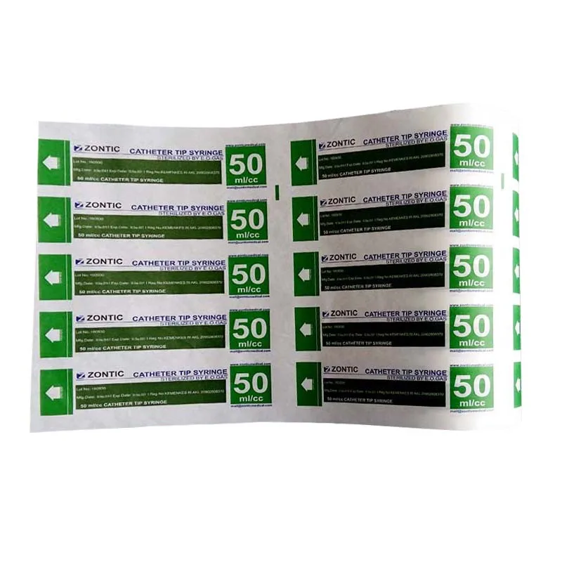 Медицинская одноразовая упаковочная блистерная бумага, односторонняя бумага с полиэтиленовым покрытием