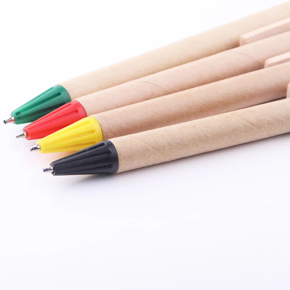 
Cheap kraft paper pen recycled paper pen recycled pen 