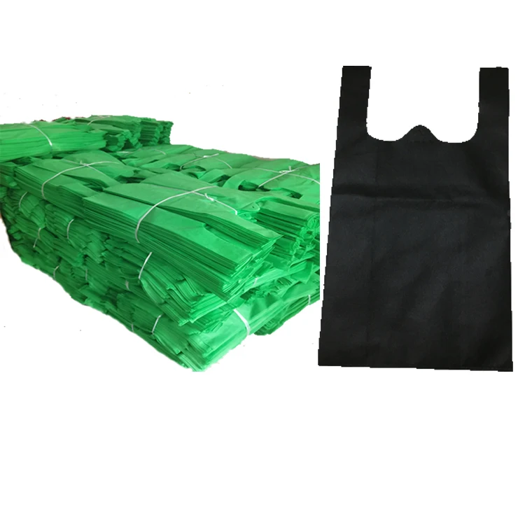 OEM Promotional Nonwoven T-Shirt Shopping Bags Nice Quality for Grocery and Other Purchases