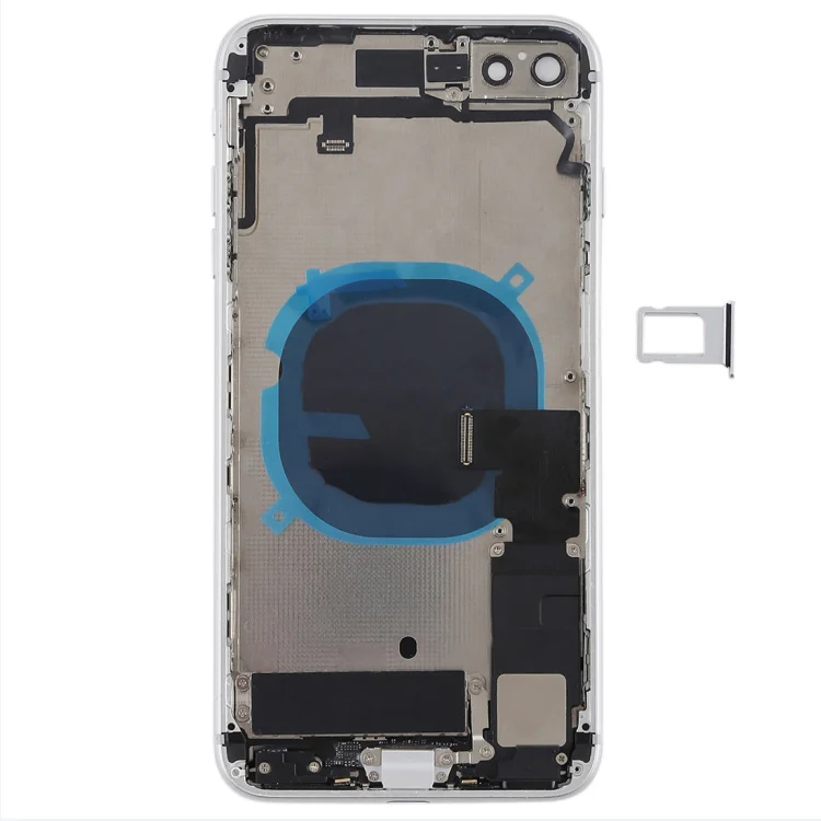 Hot Sale Mobile Phone Rear Glass Housings Back Cover For Iphone 8 Plus Mobile Phones Back Glass Cover Case