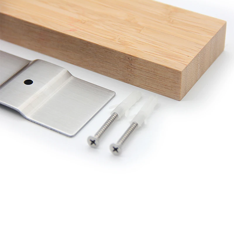 Hot Sale  magnetic rubber wood knife holder Wall Mount Support Magnetic knife block