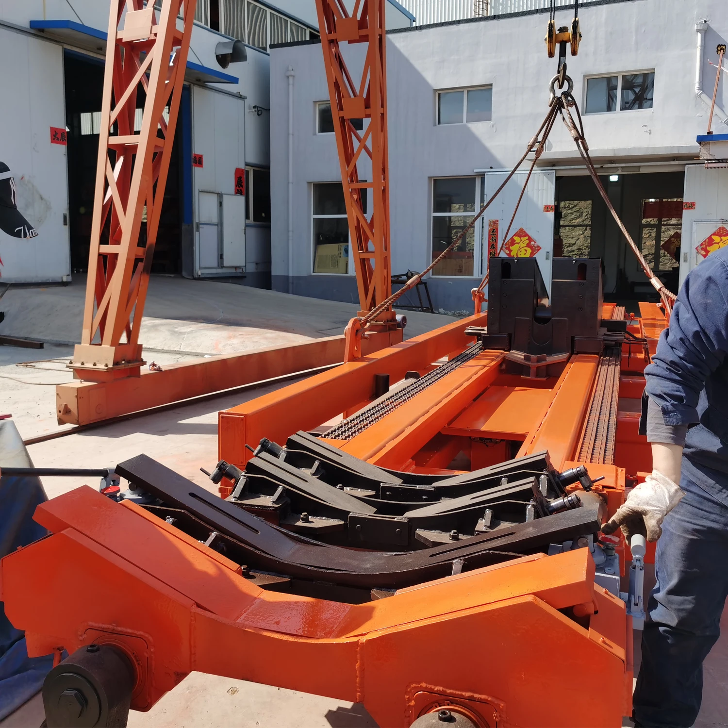 China manufacturer ariel bundle puller bundle extractor for heat exchanger model SD220-12D 65 ton max. force 12m pipe length