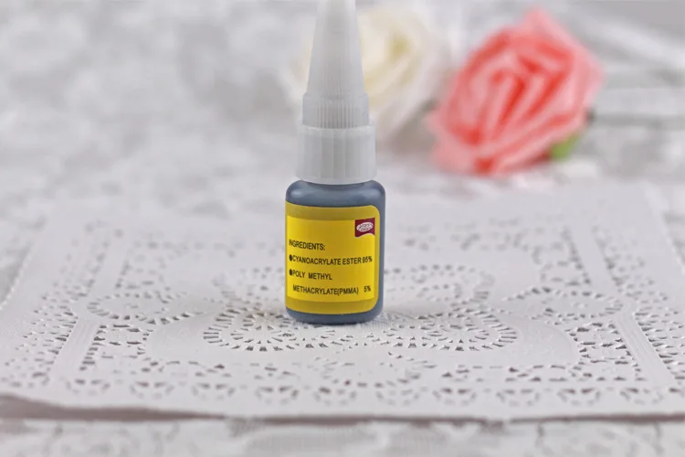 Planting grafting eye lash glue false eyelashes yellow label glue with smell and stimulation practice eye lash glue