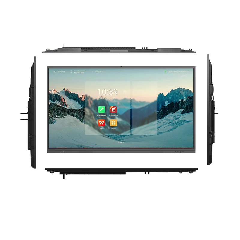 Ikinor 65 75 inches smart board 20 points interactive flat panel office school interactive white board