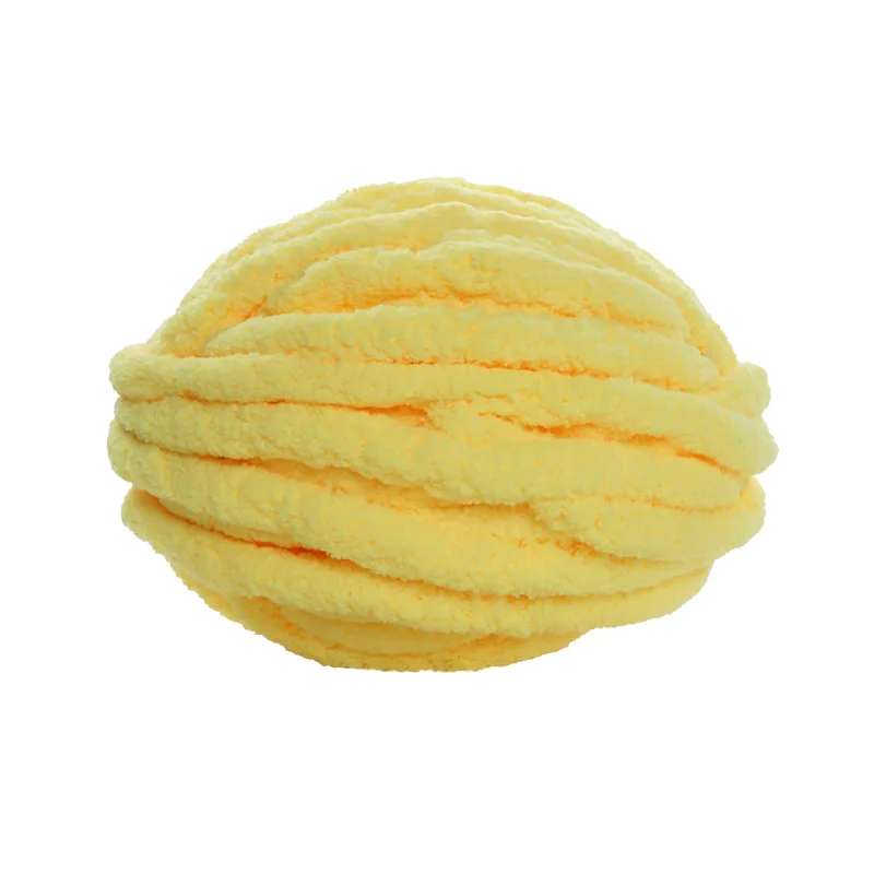 Factory Wholesale 2CM 3CM Thick Polyester Chenille DIY Yarn Recycled Yarn Chenille for Crochet Sewing and Making