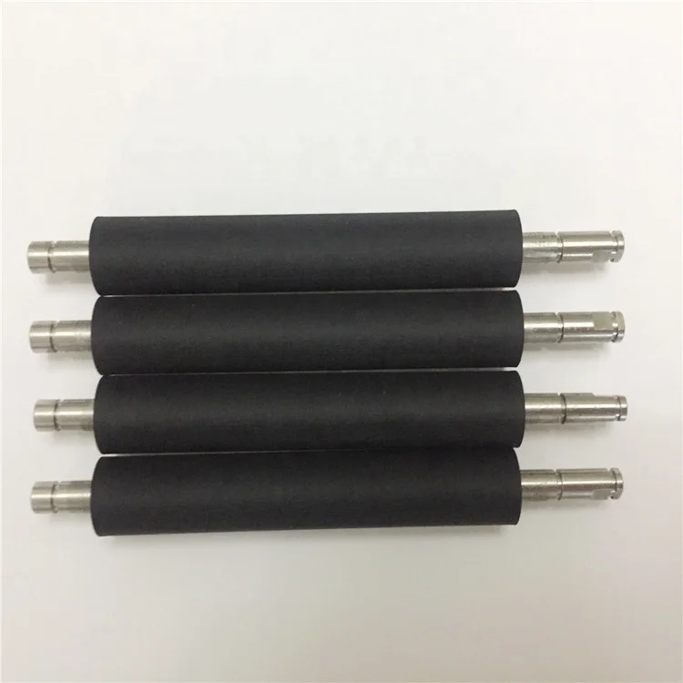 Customized OEM Printing Machine Black Silicone Rubber Pressure Platen Roller