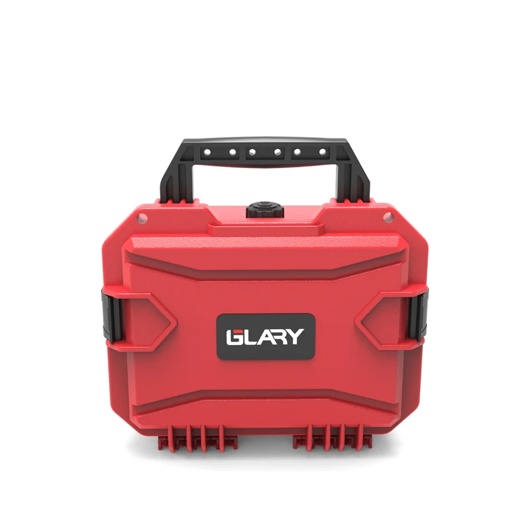 GLARY portable medical first aid case shockproof medical travel case with handle dustproof storage case box for medication