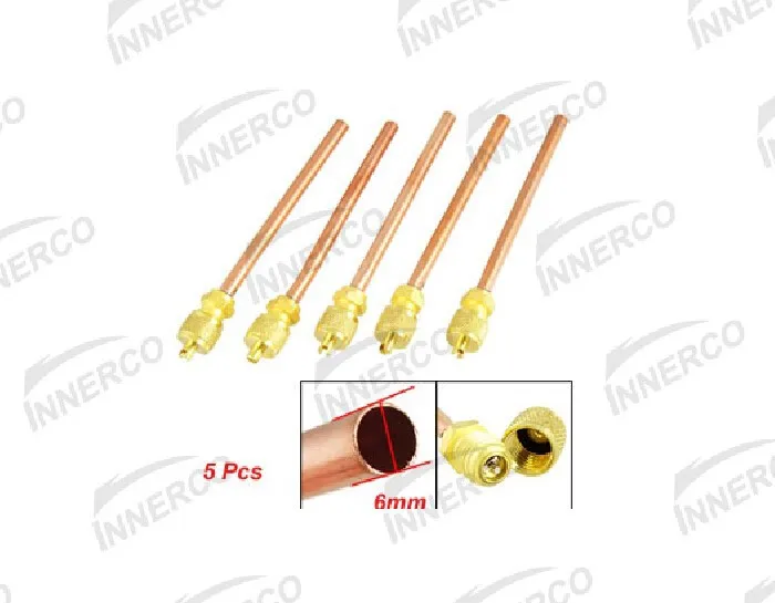 CHEAP good quality 1/4 inch refrigeration spare parts charging pin valve no return copper access  valve