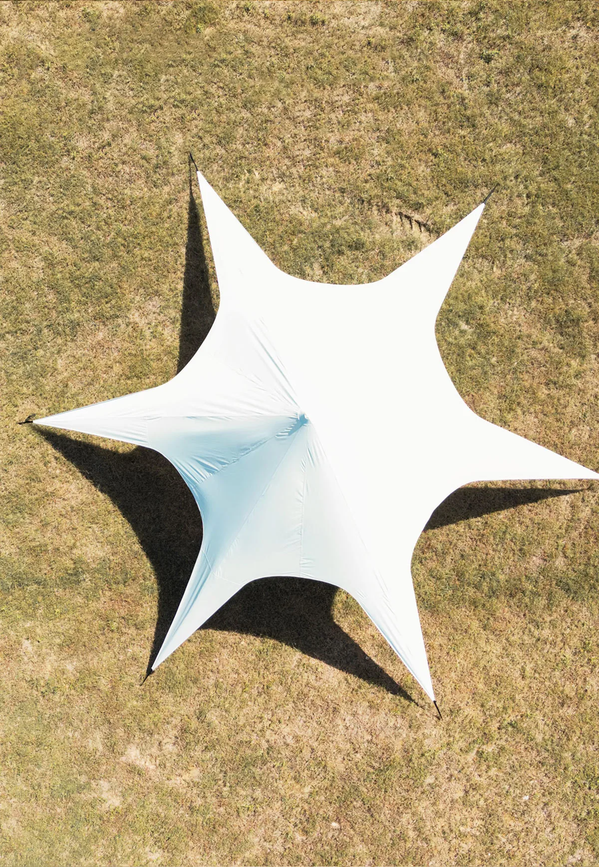 Aluminum frame waterproof spider Star Shade Marquee tent single pole Stretch star tent for Events and Wedding