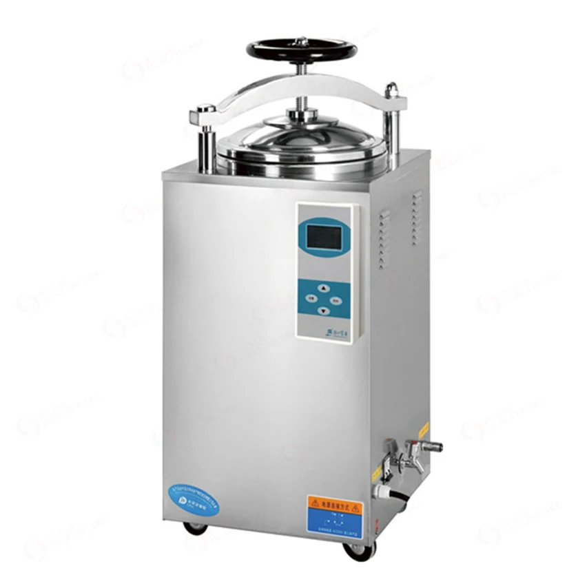 Vertical Pressure Steam Sterilizer LCD Display Automatic Type Sterilization Equipment