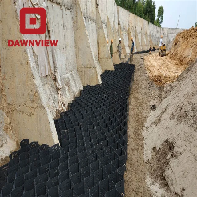 Dawnview Factory Price Gravel Honeycomb Geocell 3d Geocell Lattice for Channel Wall and Highway Construction