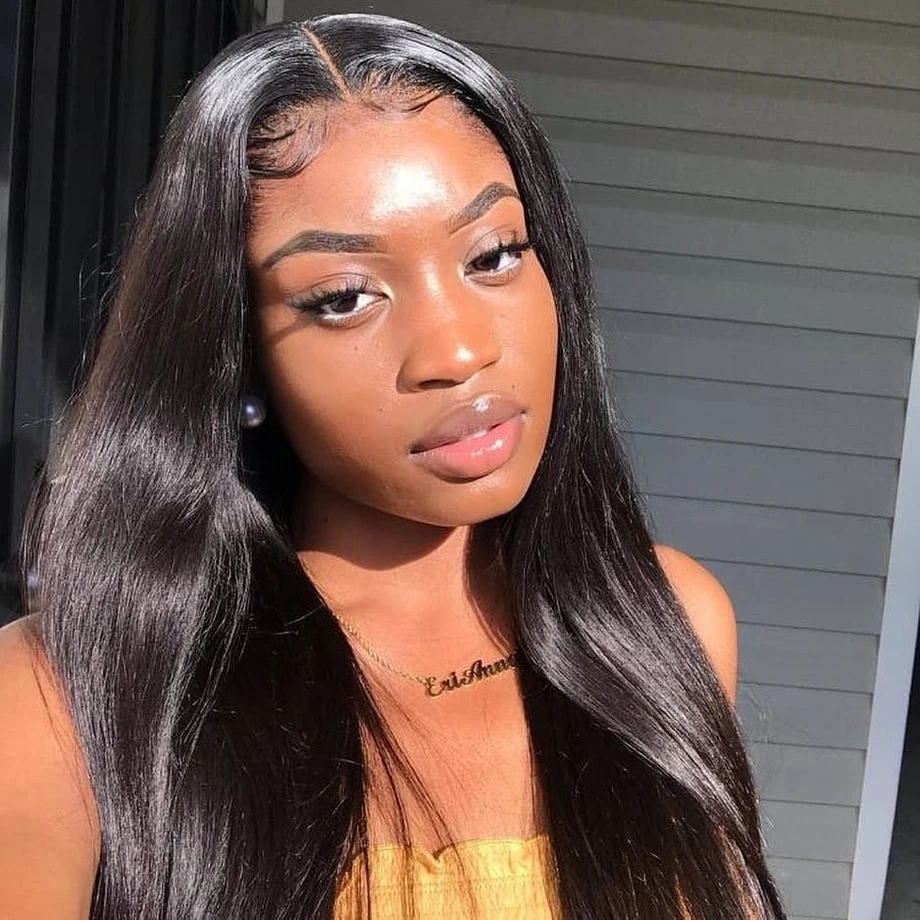 
Лидер продаж, оптовая продажа продукции из черных волос, женские T-образные парики из человеческих волос на сетке спереди, парик плотностью 180% 