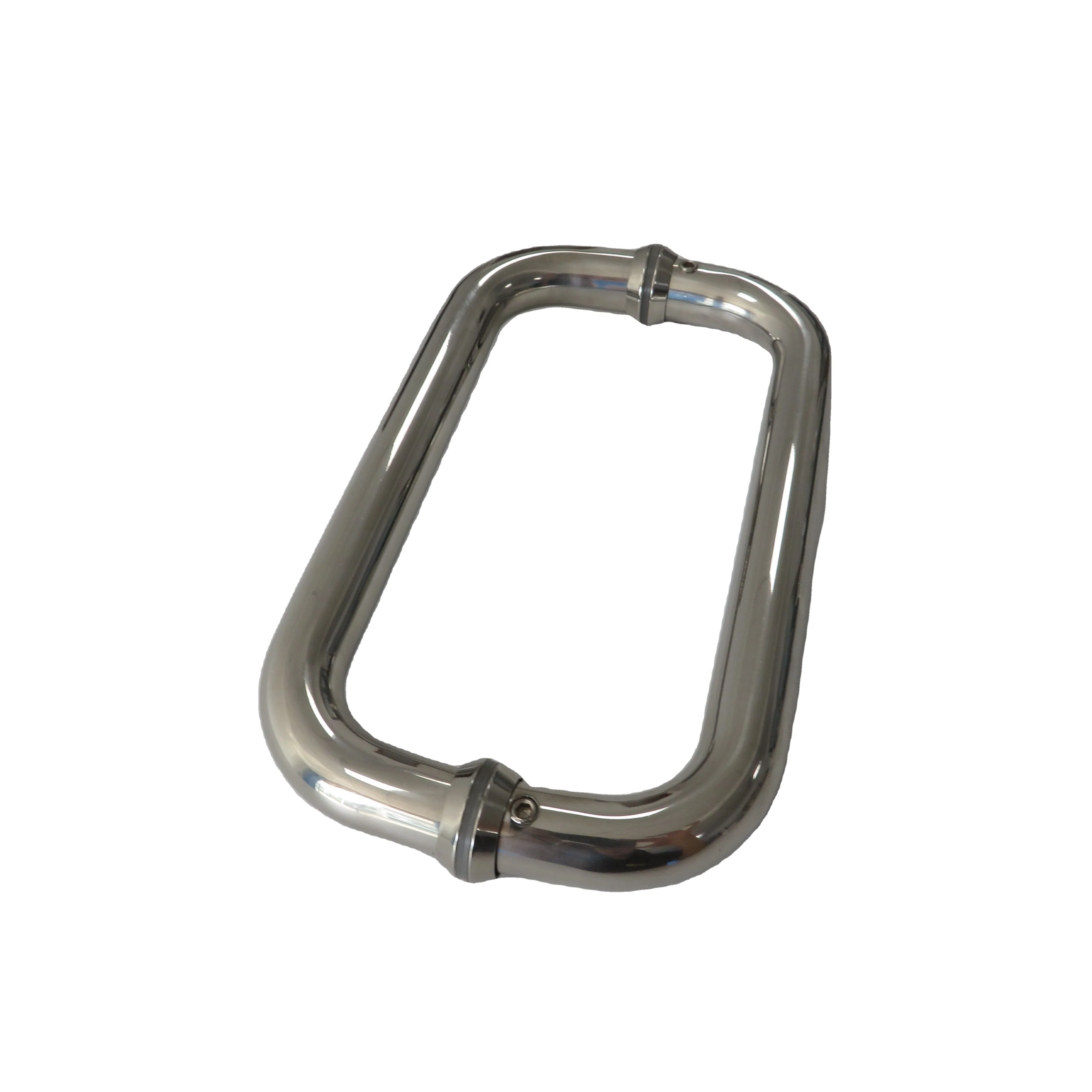 Custom stainless steel Pull and Flush Barn Door Handle Set Glass door doorknob (1600710196641)