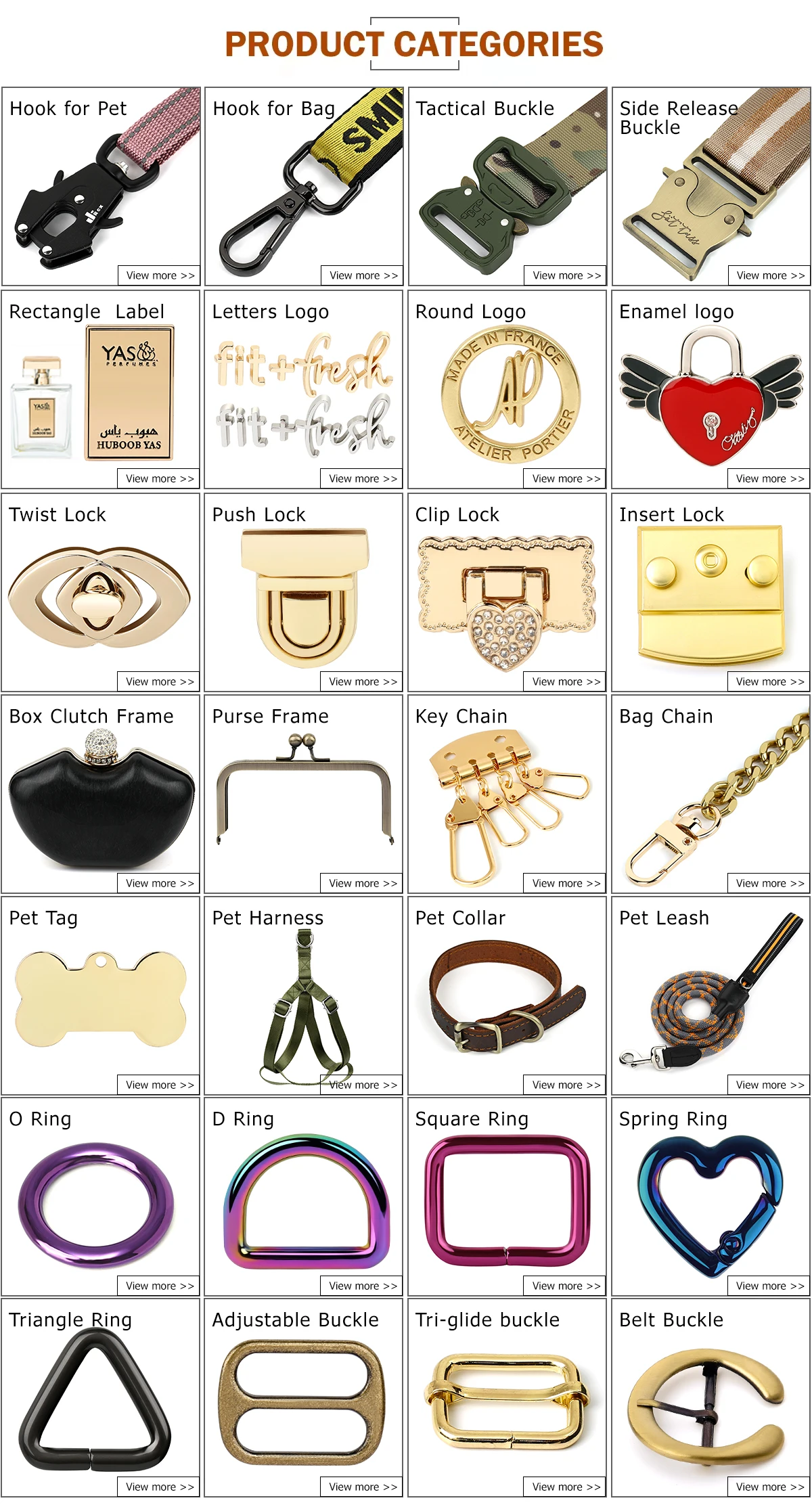 Custom Brass D Ring Buckle For Belt Colorful D Rings For Handbags Leather Bag Metal Rings And Accessories