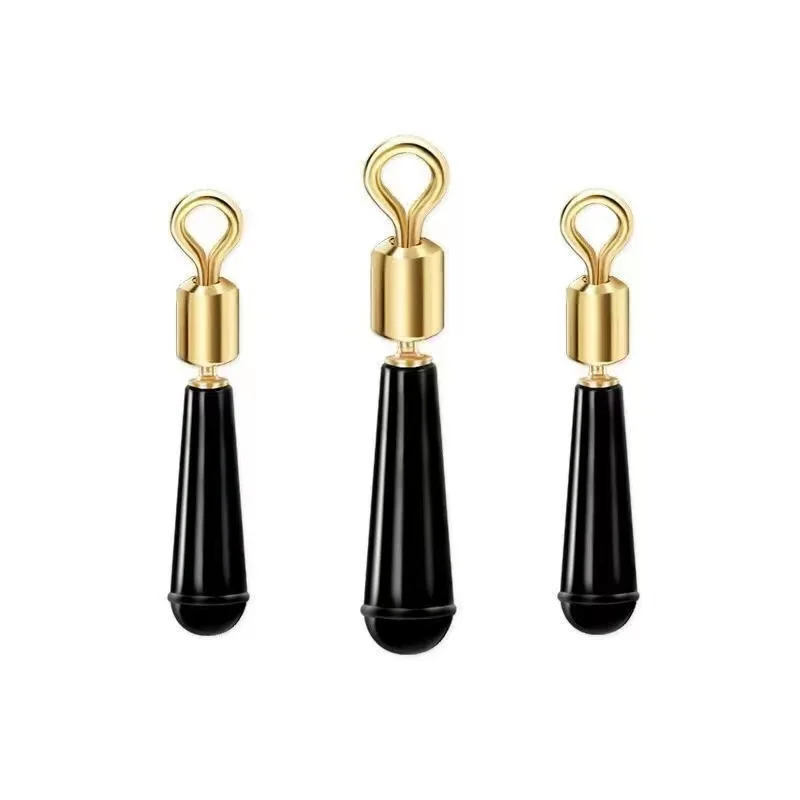 Wholesale Stainless Steel Rotary Fishing Float Rotary Joint Metal fittings Silicone fishing Line connectors fishing swivel