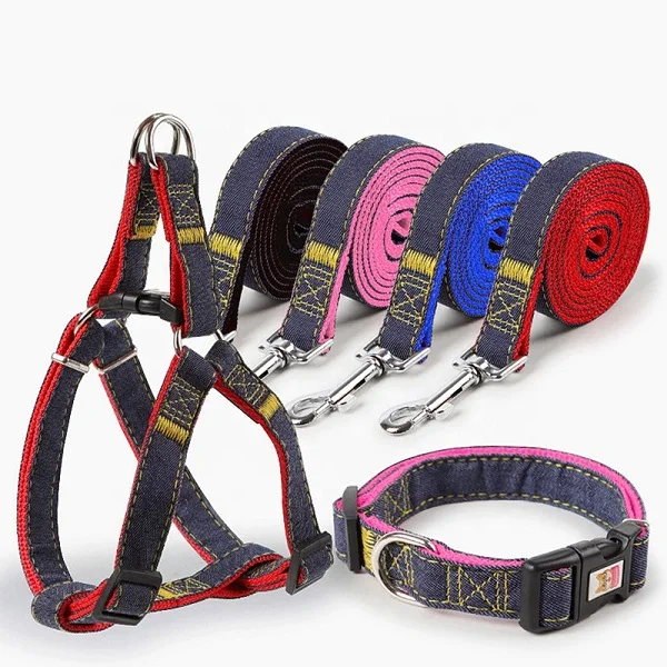 Manufacturer Oxford Pet 3 in 1 Collar & Leash Harness Fashionable Adjustable Dog and Belt