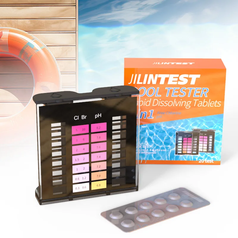 Hot Selling Swimming Pool Water Test Kit Pool Tester PH/CL/BR DPD1