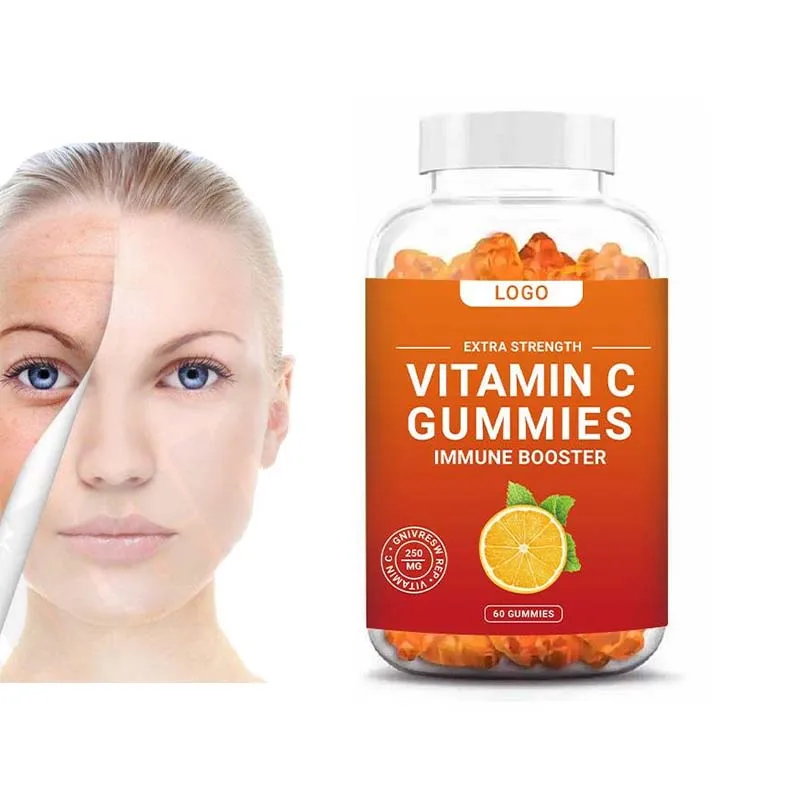 Vitamin c Gummies 125 мг для взрослых и детей Мультивитаминные мармеладки иммунной поддержки кожи с ароматом апельсина