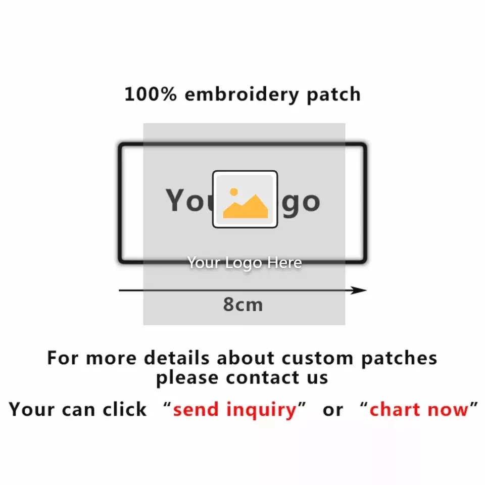 Custom made chenille embroidery patch brand logo shoes, hats, bags, heat transfer printing silicone patch clothing accessories