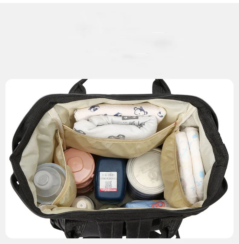 Fashion Lovely Custom Diaper Bag Waterproof Diaper Bag  Large Capacity Nappy Bag