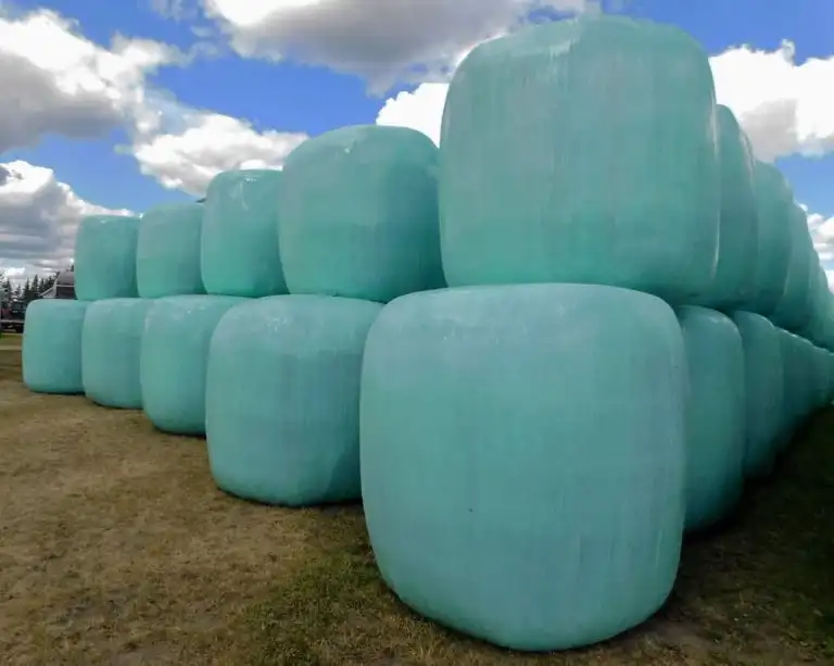 Factory direct sale hey bale wrap silage corn wrap film plastic silage wrap film for agriculture use