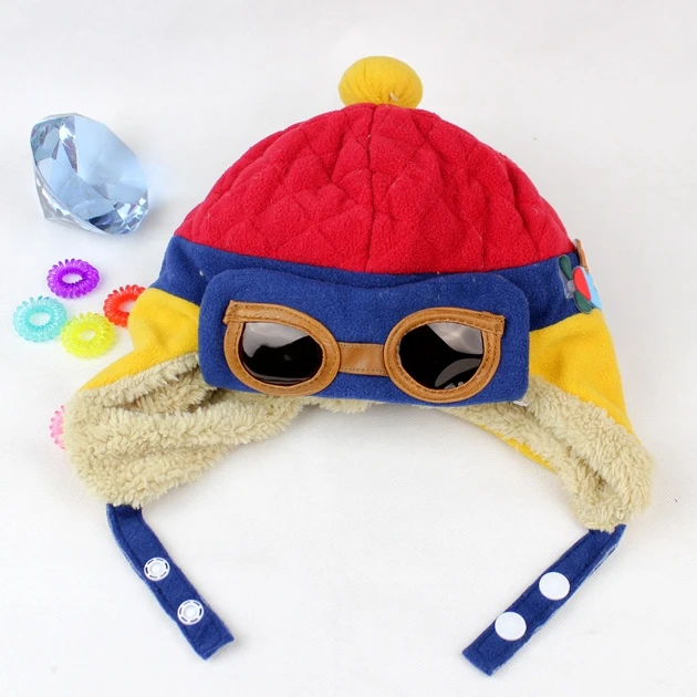 Лидер продаж Guangzhou Дети Мода hat зима мультфильм детей пилотов кепки