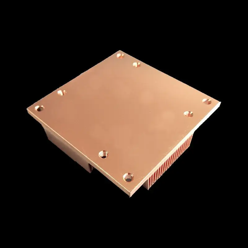 Радиатор с двумя медными трубами для ЦП радиатор AMD intel 775 1155 Универсальный кулер