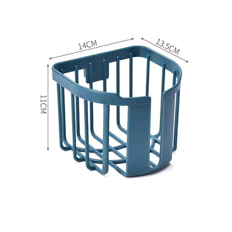 Punch-Free Toilet Paper Shelf Bathroom Kitchen Tissue Box Wall-Mounted Sticky Paper Storage Box Toilet Paper Holder Roll