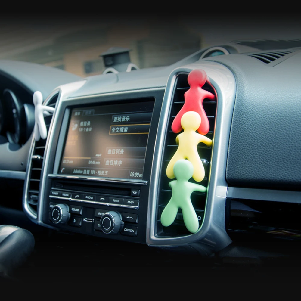 
Car Air Freshener Fragrance Smell Solid Human Styling Perfume Air Outlet Auto Interior Dashboard Decoration Accessories Diffuser 
