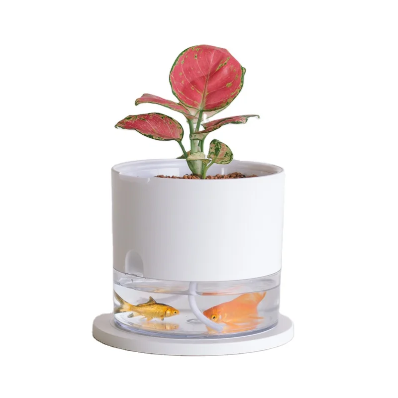 Amazon hot sale plastic planter smart flower pot Self Watering Flower Pot