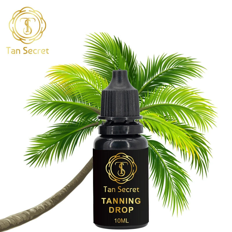 Hot sale UK popular Sun Kissed Skin Self Tanner Label the custom Tanned Oral spray Tanning drops factory price