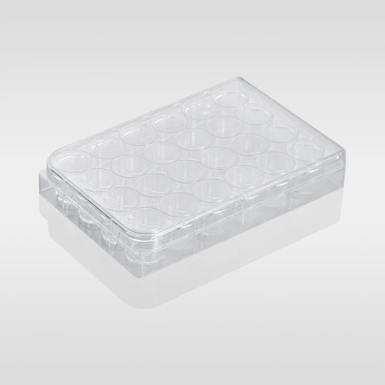 Medical PS material disposable 24 well cell culture plate