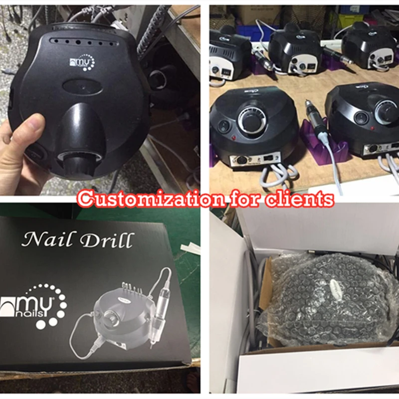 Электрическая машинка для маникюра и педикюра, 35000 об./мин., 202