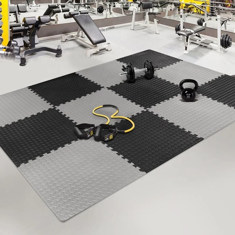 High Quality Square Thick Fitness EVA Foam Exercise Gym Flooring Gym Mat