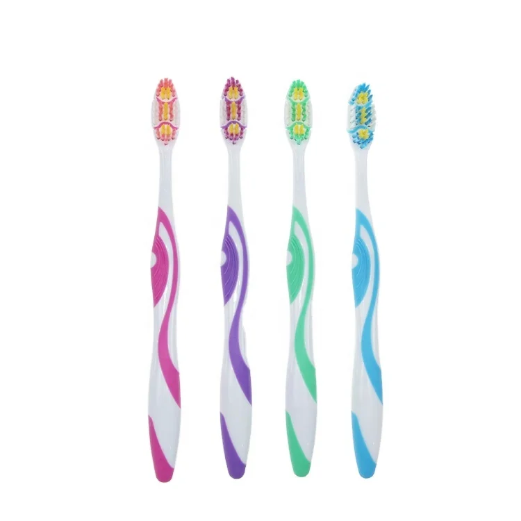 Toothbrush supplier gum massage plastic manual toothbrush best 2024 adult home morning teeth cleaning brash
